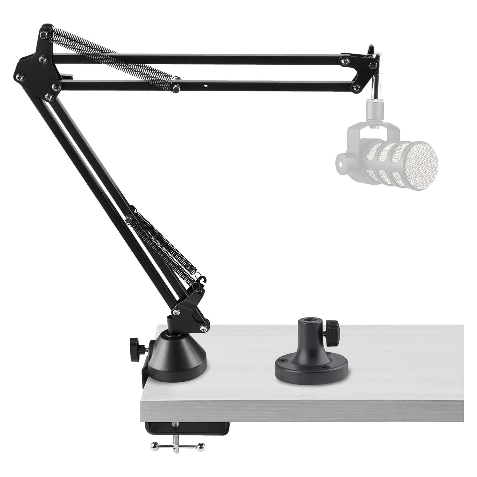 Brazo de Micrófono Geekria para Rode PodMic y NT-USB - Soporte de Mesa