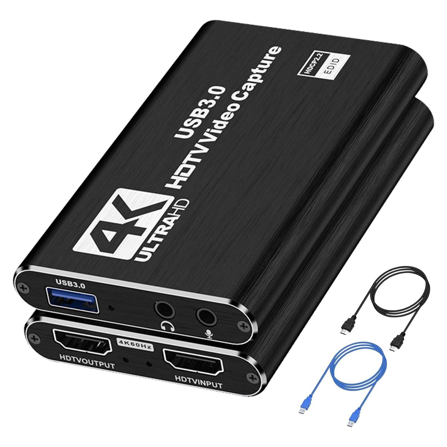 Tarjeta de Captura HDMI 4K CLLGrocery USB 3.0 Full HD 1080P
