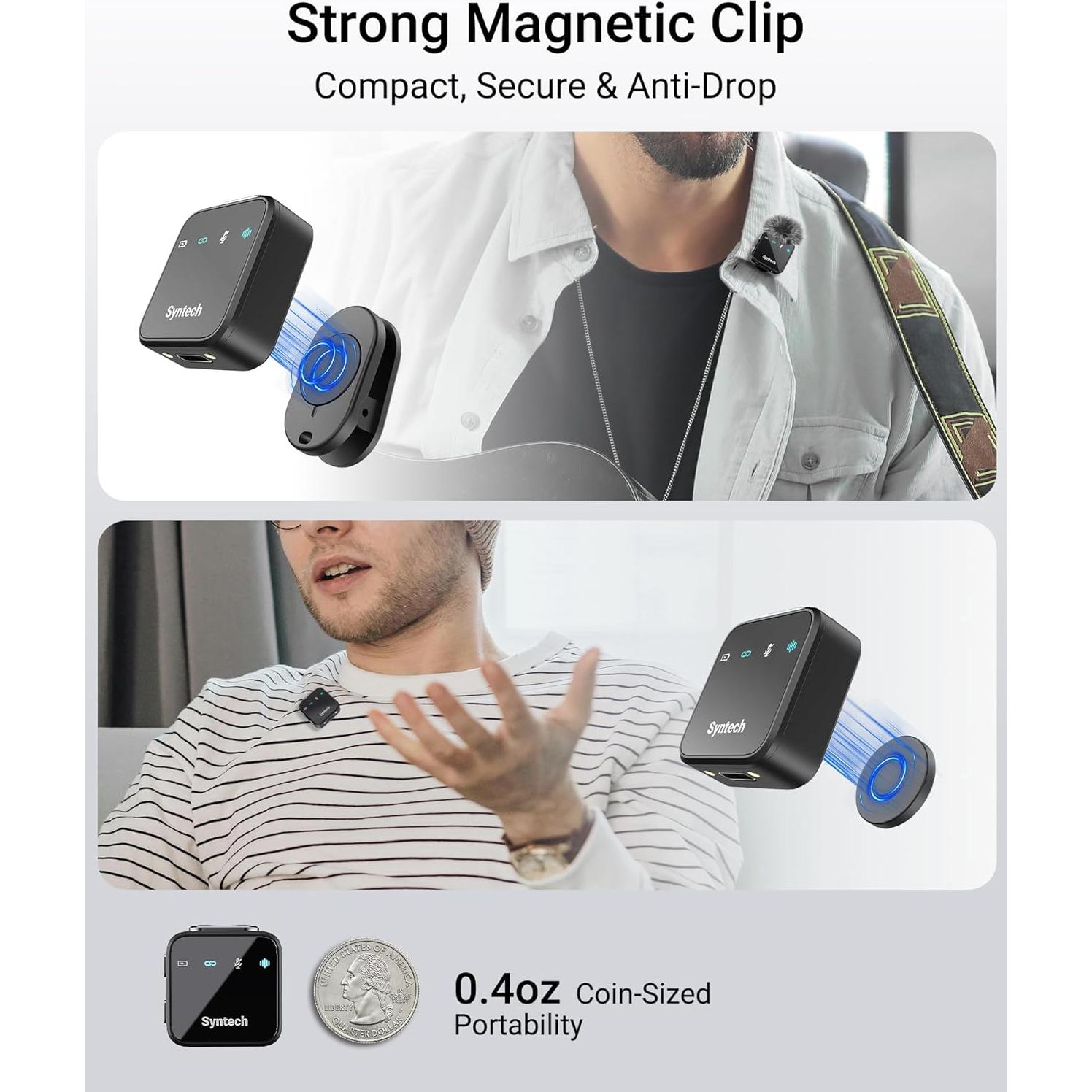 Micrófono Inalámbrico Lavalier Syntech M72 para iPhone/Android