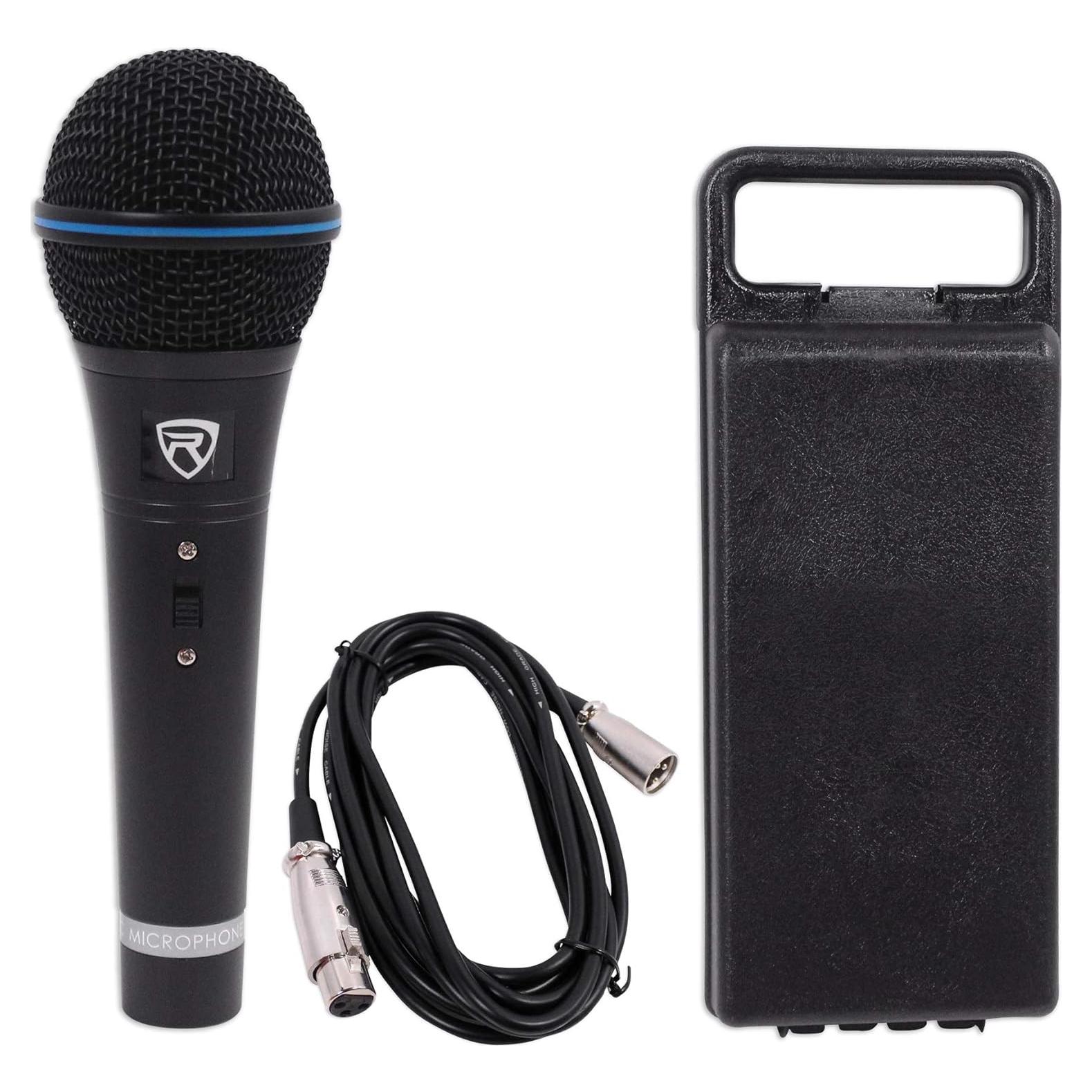 Micrófono Dinámico Cardioide Rockville RMM-XLR 600 Ohm Metal