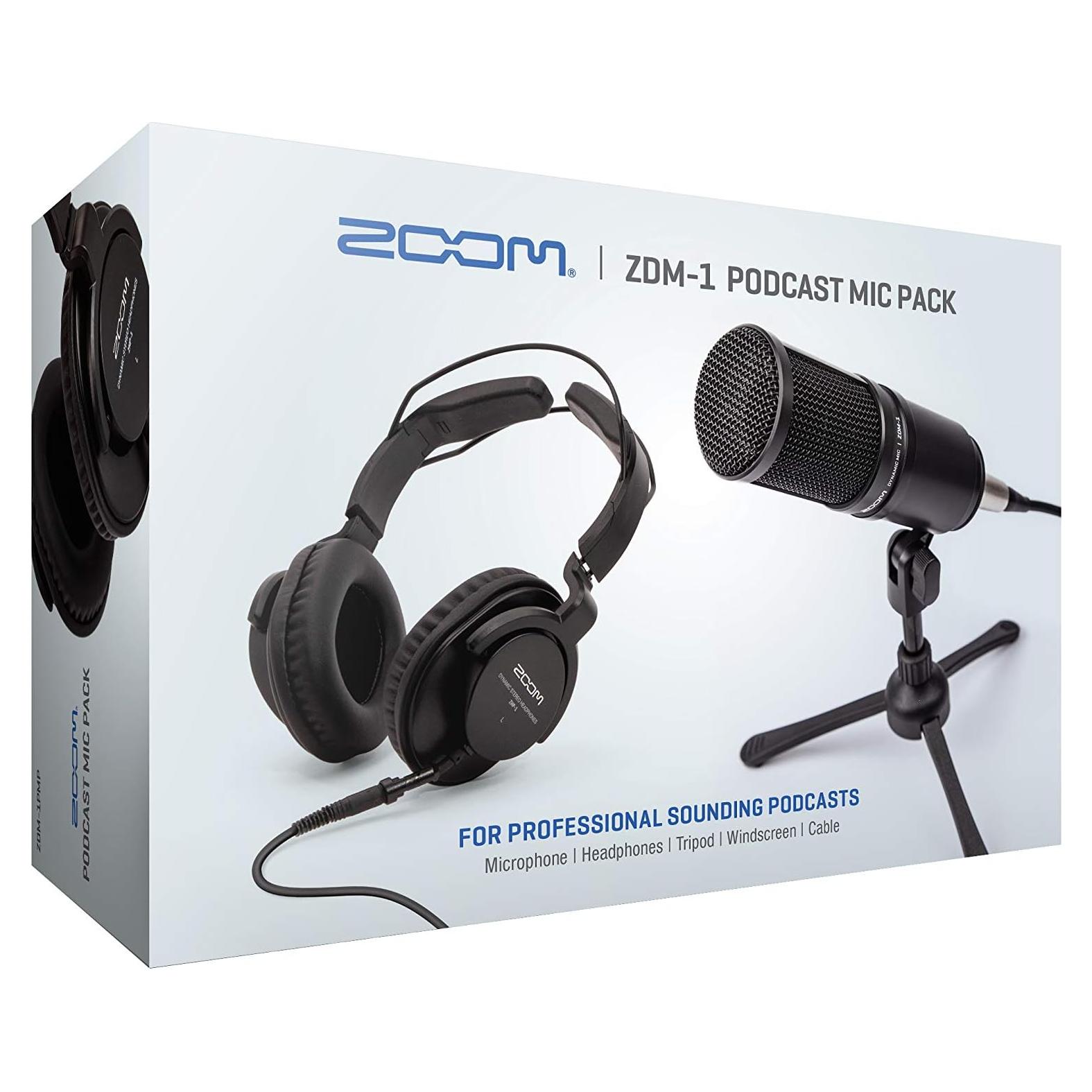 Paquete Micrófono Dinámico Zoom ZDM-1 para Podcasting