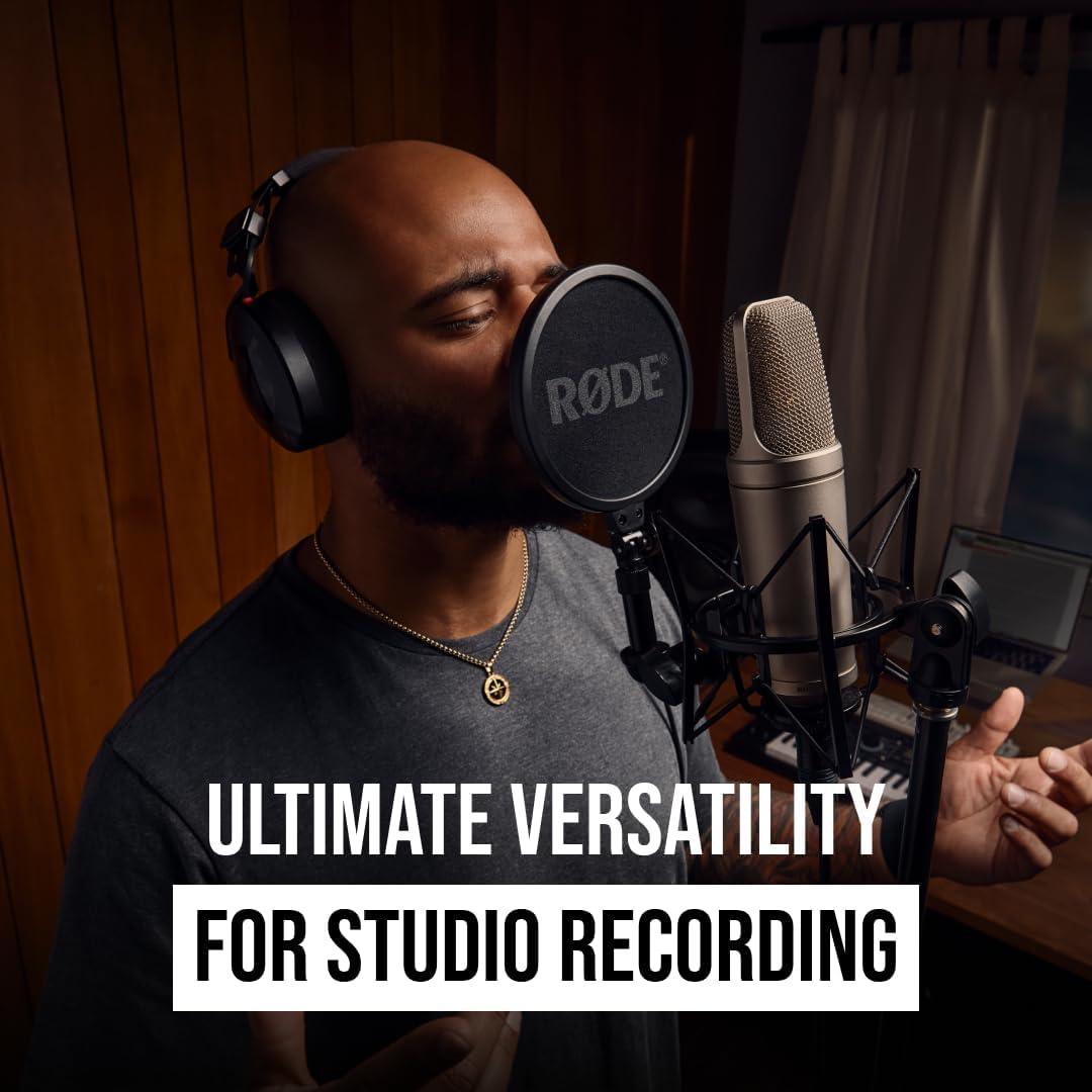 Micrófono de Estudio Rode NT2-A, Gran Diafragma, Plata