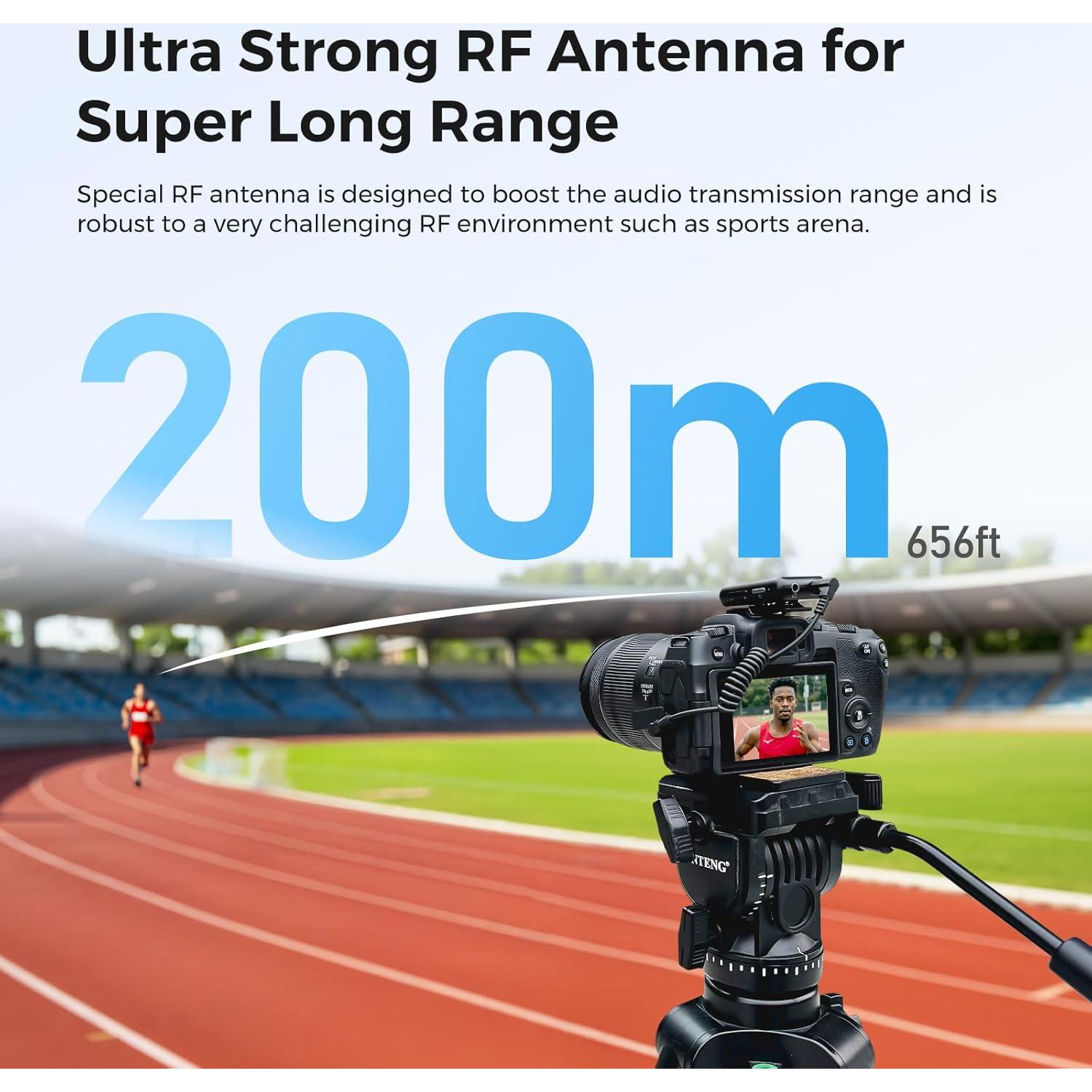 Micrófono Lavalier Inalámbrico NearStream AWM20T 20H Batería