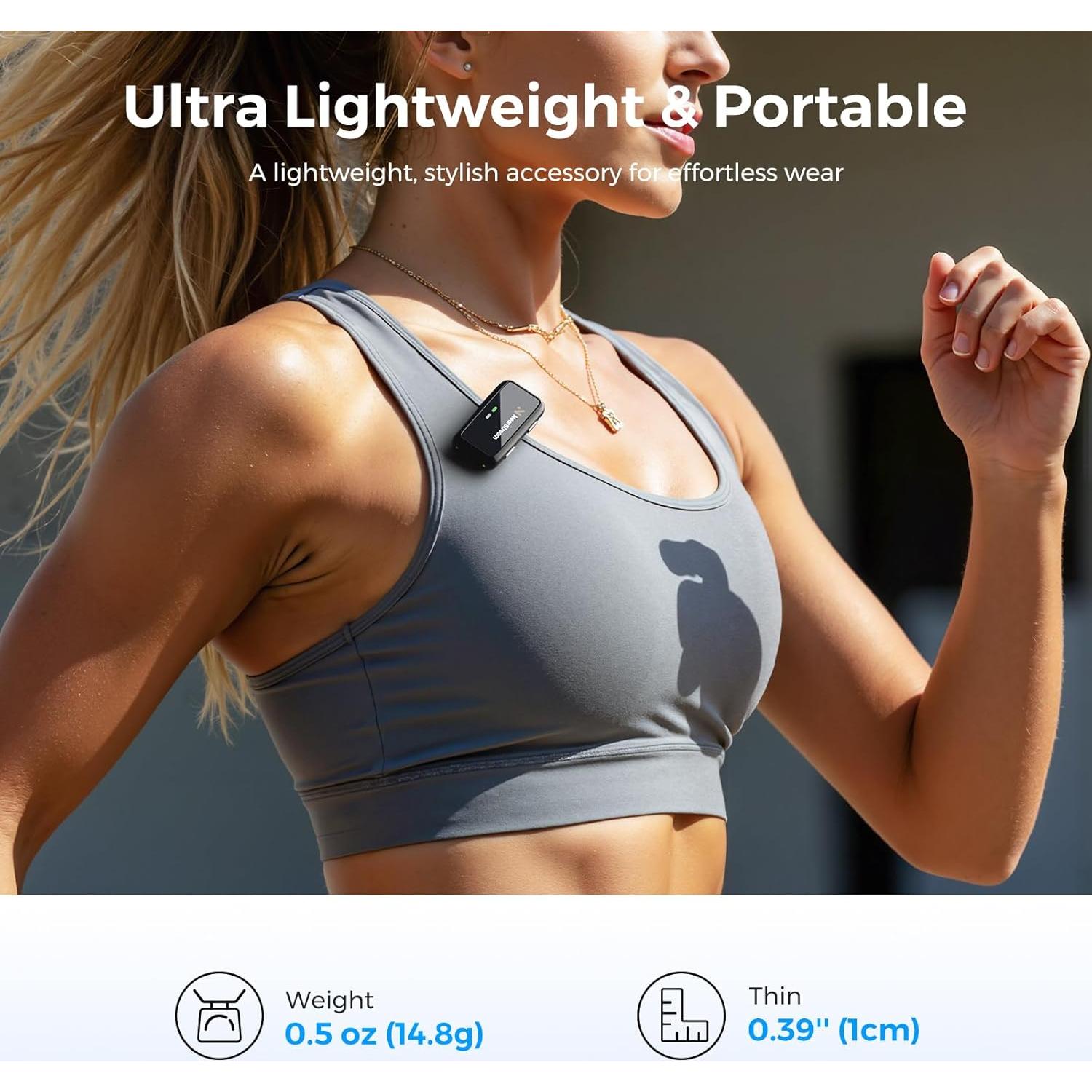 Micrófono Lavalier Inalámbrico NearStream AWM20T 20H Batería