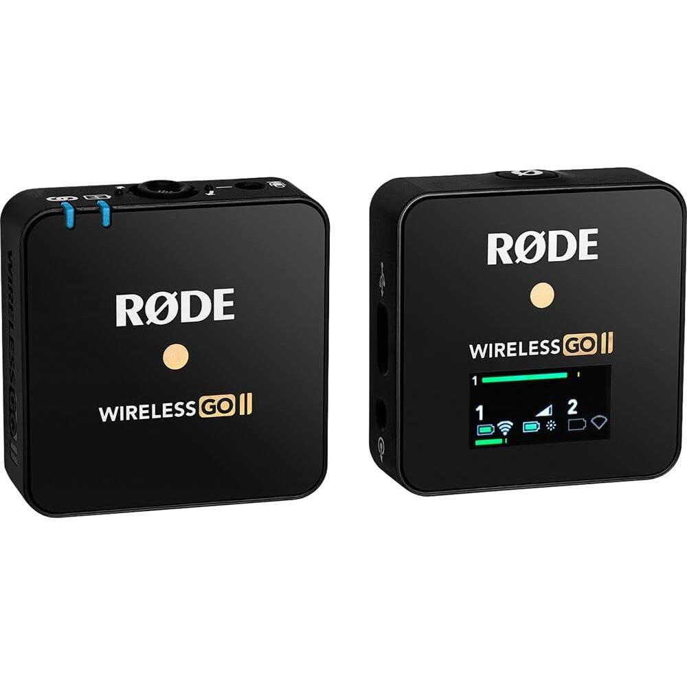 Sistema de micrófono inalámbrico Rode Wireless GO II Single con Lavalier