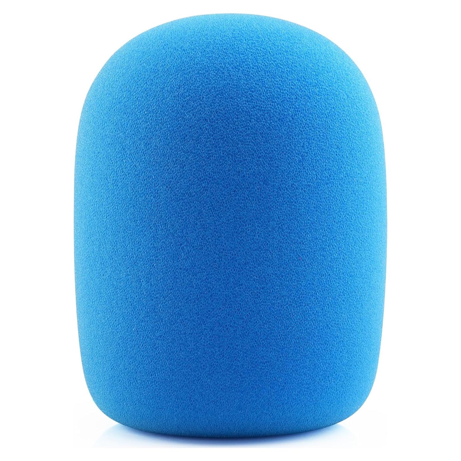 LEFXMOPHY Pop Filter for Rode Podmic Procaster Podcaster NT1 NT1-A NT2-A NT-USB K2 NT1000 NT2000 Windscreen Replacement Foam Cover Pod Mic WS2 Microphone Sky Blue Wind Screen Muffler