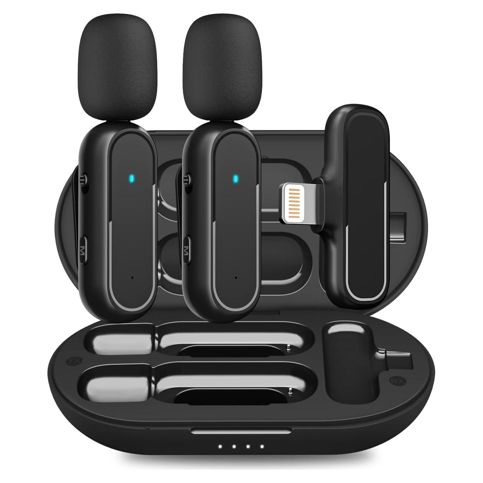 Micrófono Lavalier Inalámbrico Wanning K63 para iPhone - 36H Autonomía