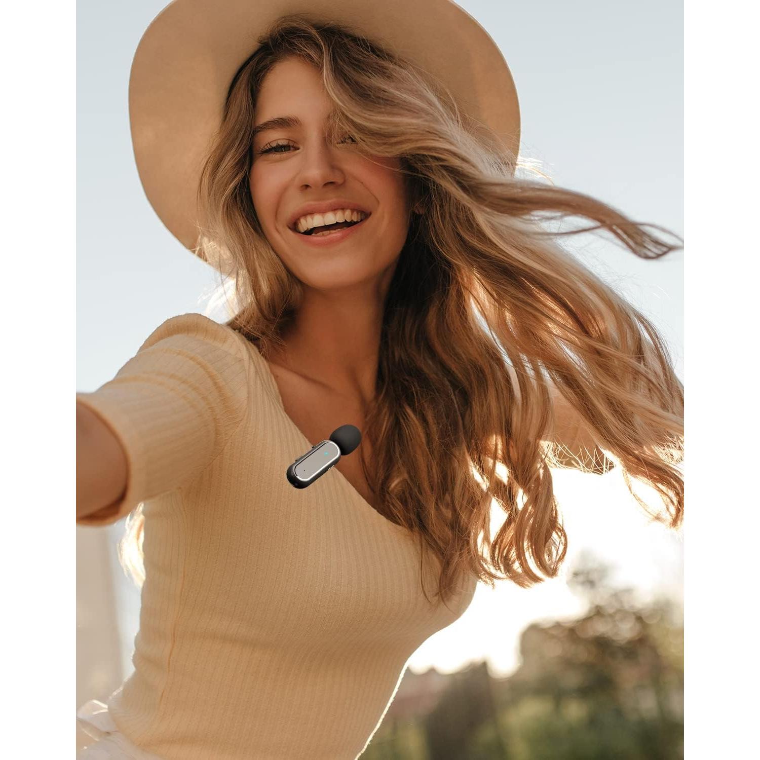 Micrófono Lavalier Inalámbrico Wanning K63 para iPhone - 36H Autonomía