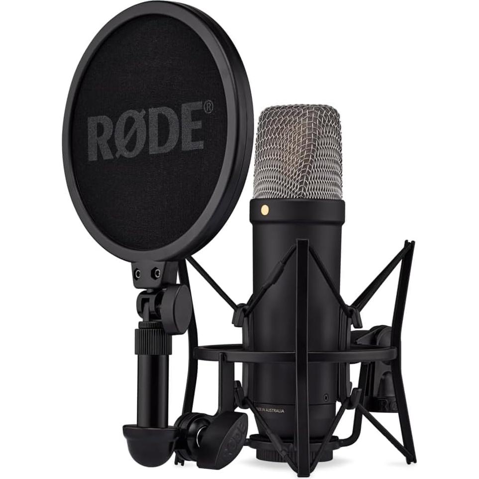 Micrófono de condensador RØDE NT1 5ta Gen + Interfaz Focusrite Scarlett Solo