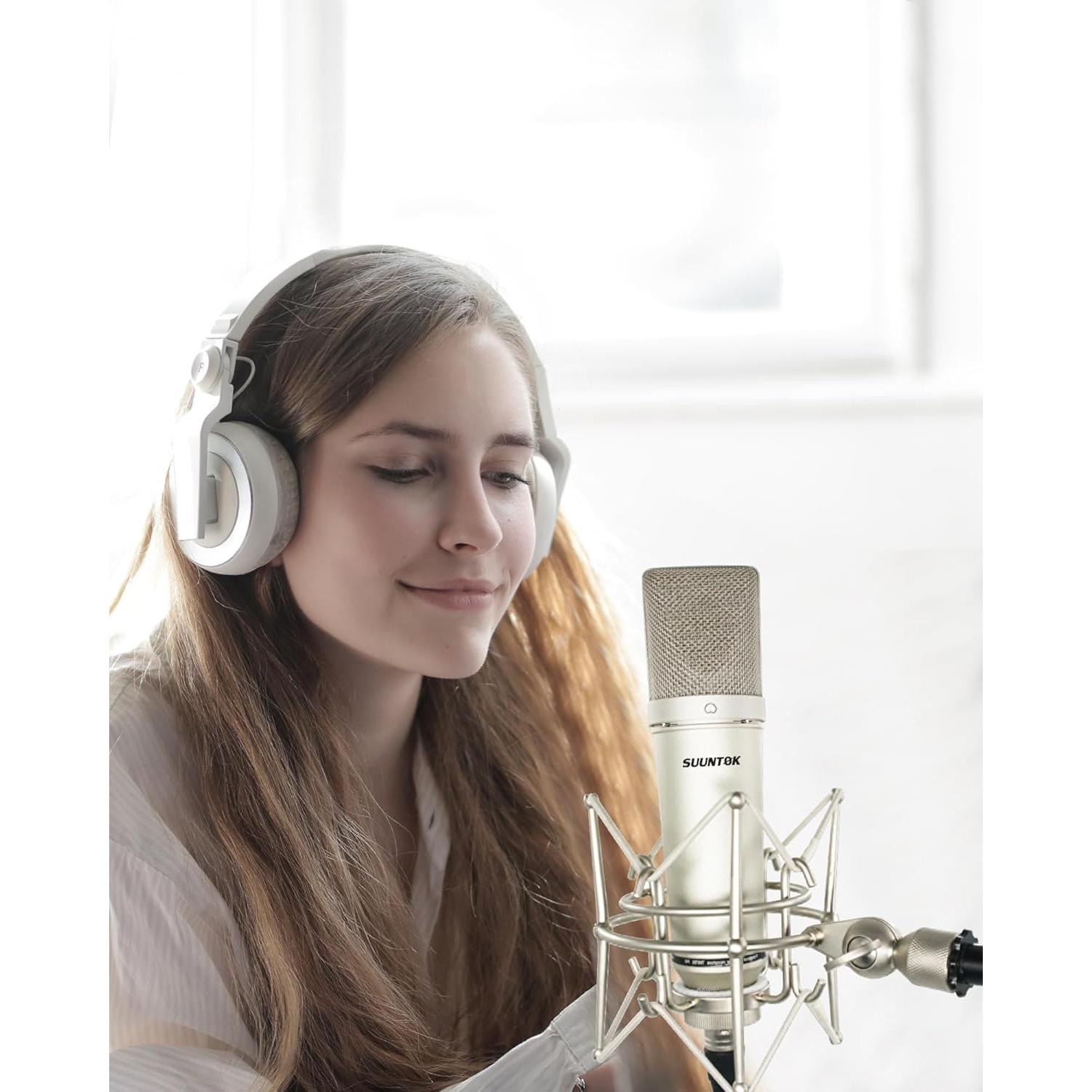 Micrófono XLR SUUNTOK TM87KB Condensador Cardioide 34mm