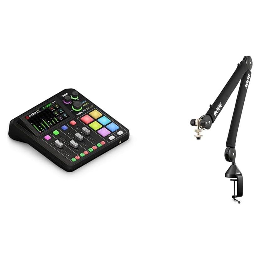 RØDE RØDECaster Duo + PSA1+ Brazo Estudio Profesional