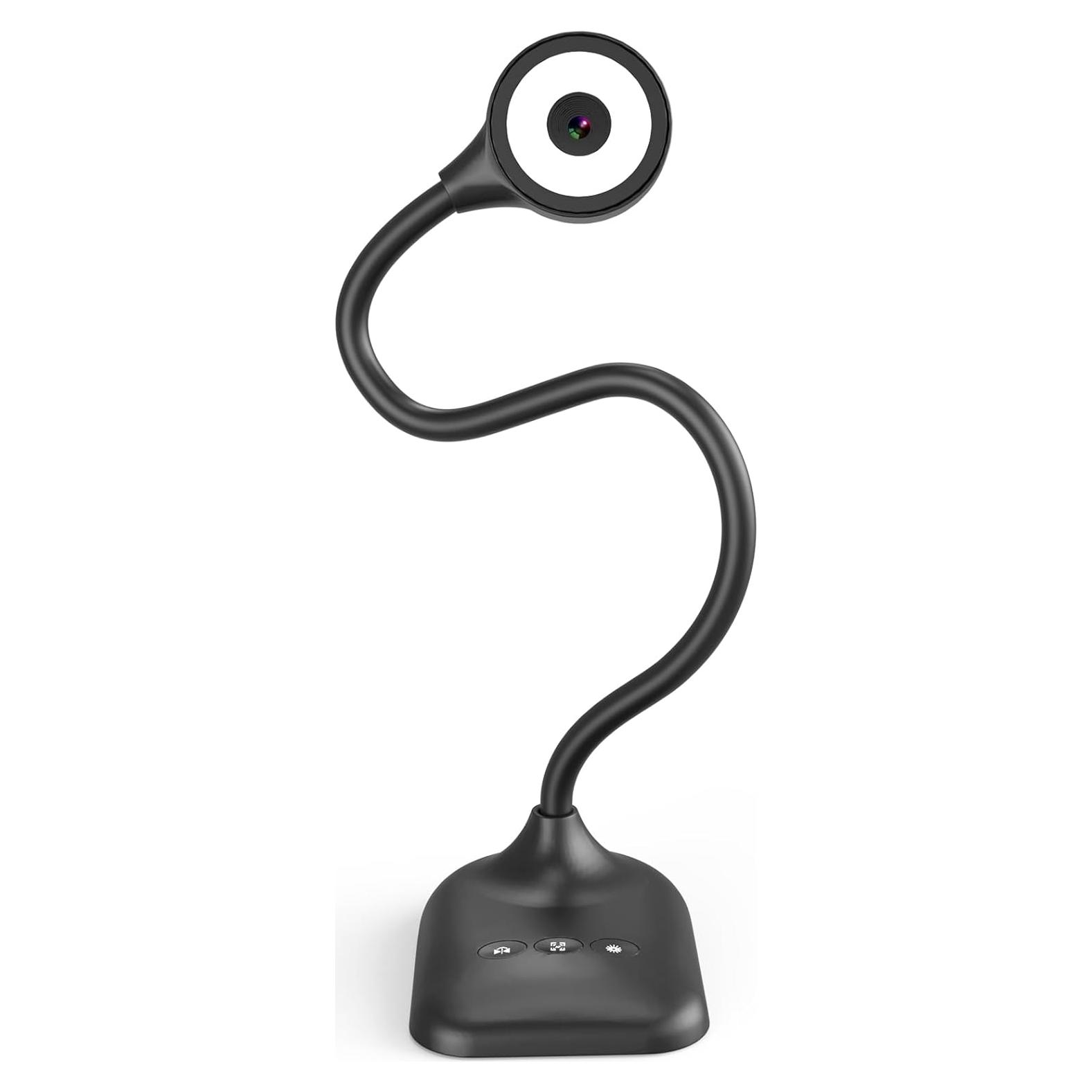 Cámara de Documentos Kitchbai PA-800 con Micrófono y LED