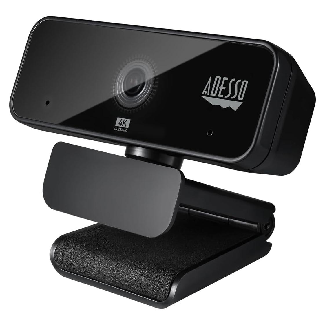 Cámara Web 4K Adesso CyberTrack H6 con Micrófono Dual