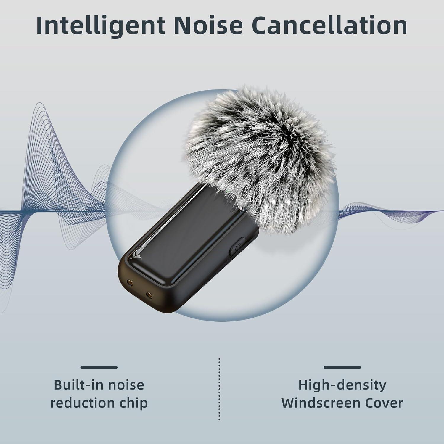 Micrófono Lavalier Inalámbrico USB C OUWEALY para iPhone 15/16