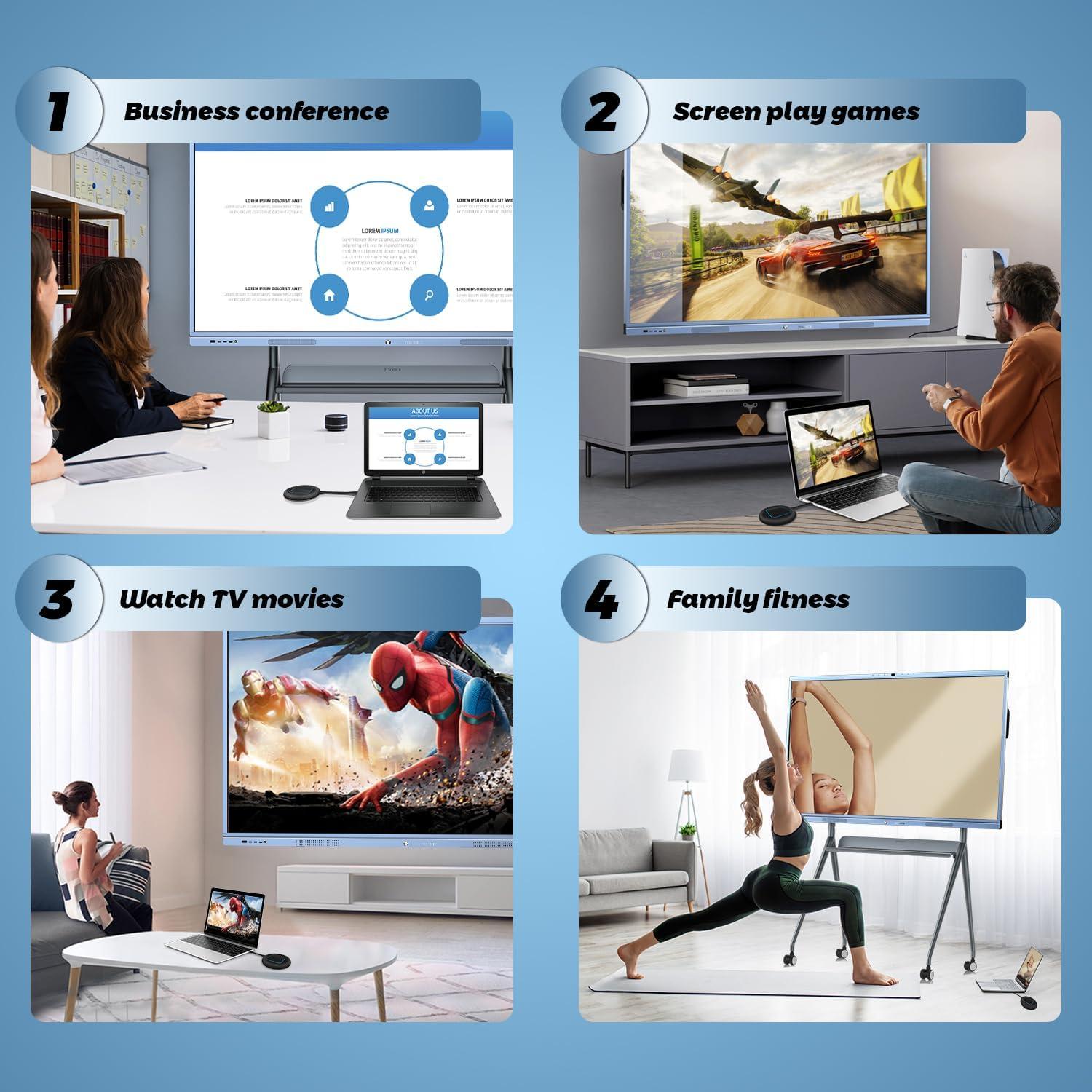 Microsoft Wireless Display Adapter Wireless Display Adapter Wireless USB Transmitter and Receiver Wireless Display Adapter for USB Wireless Transmitter and Receiver 5g Dual Band Wireless Display