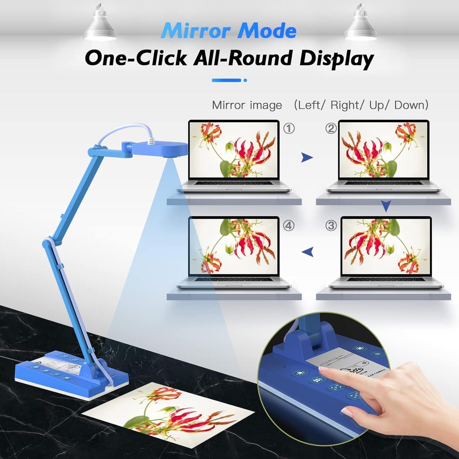 Cámara de Documentos USB TreasLin 10MP para Clases Online