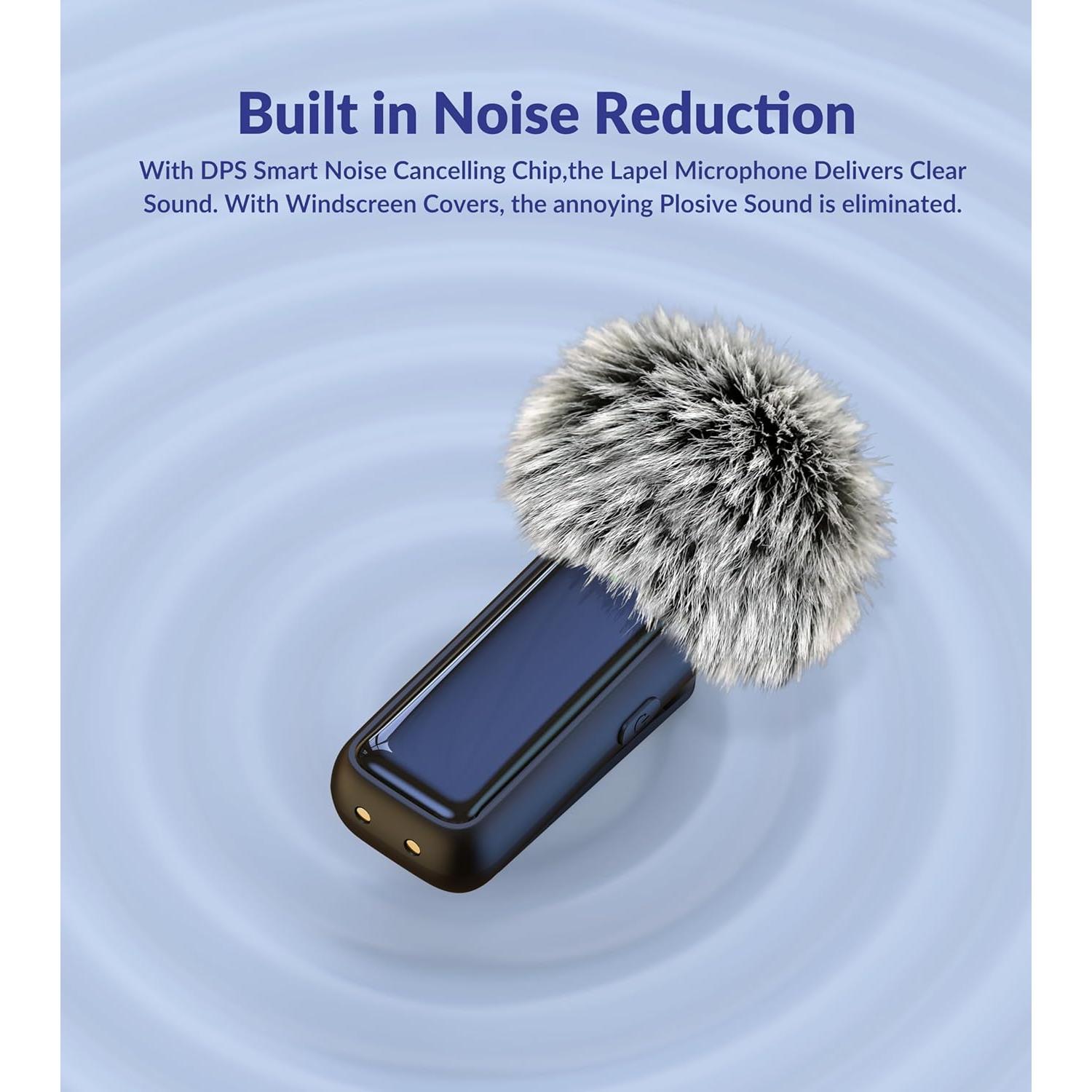 Micrófono Lavalier Inalámbrico NPTCL USB-C para iPhone 15/16