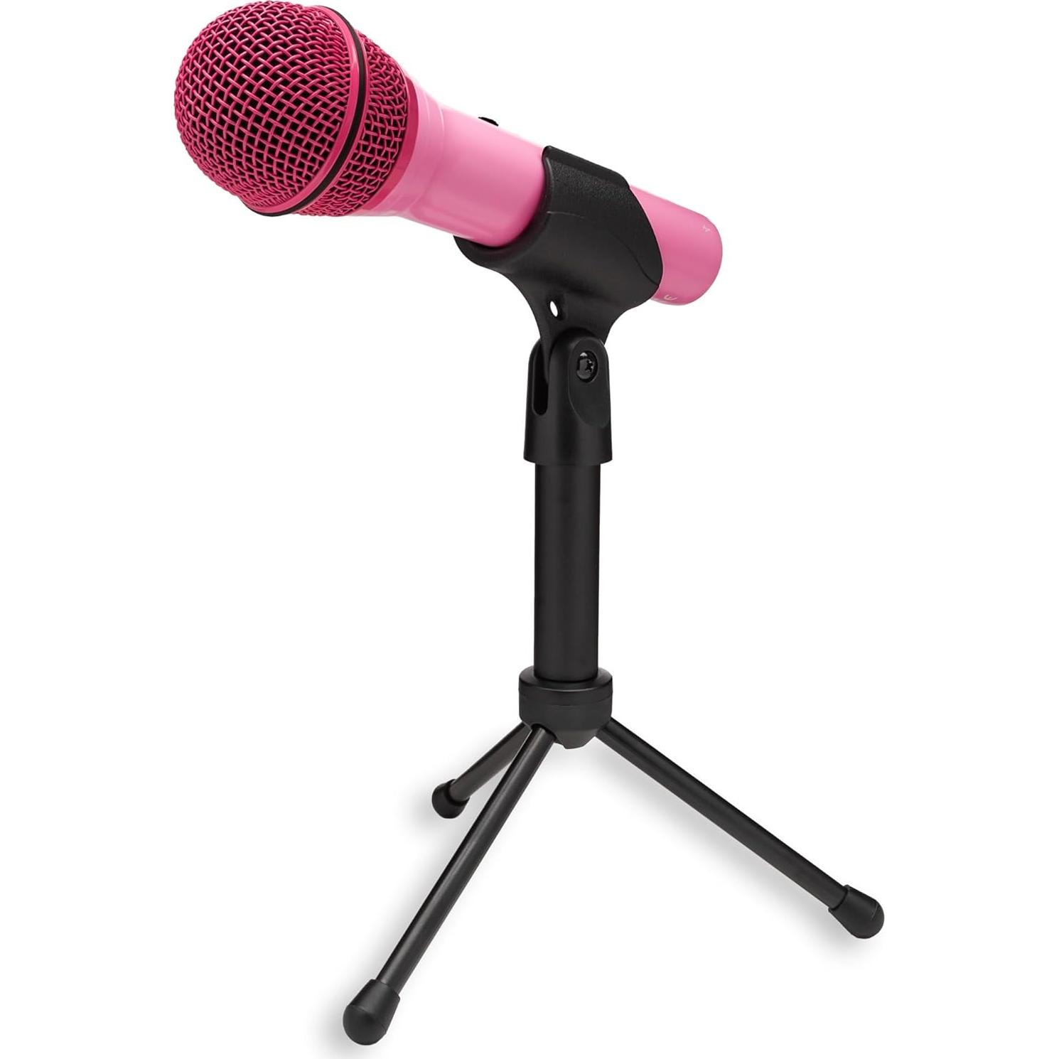 Micrófono Dinámico Samson Q2U USB/XLR Cardioide Rosa