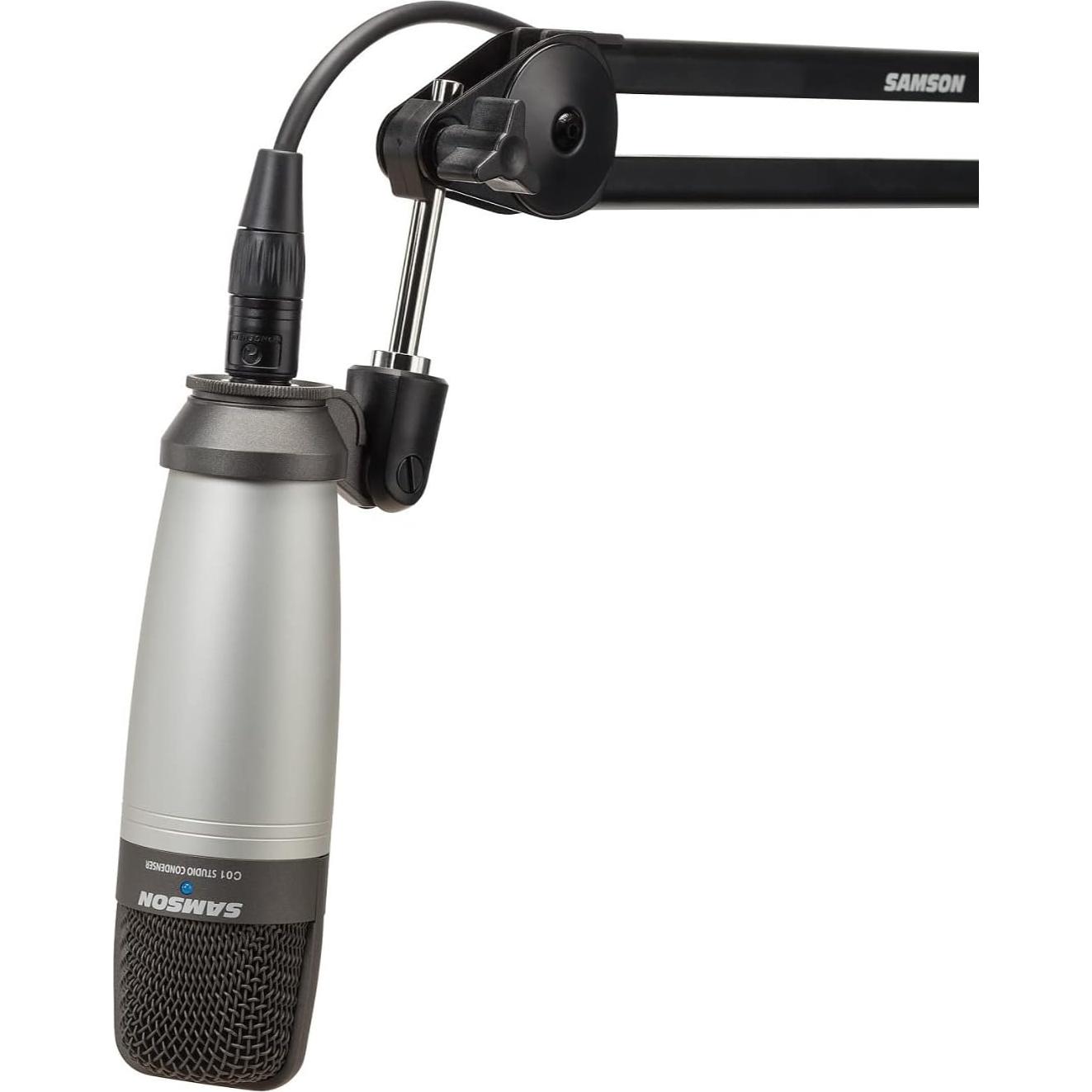 Micrófono de Condensador Cardioide Samson C01 19mm Plata