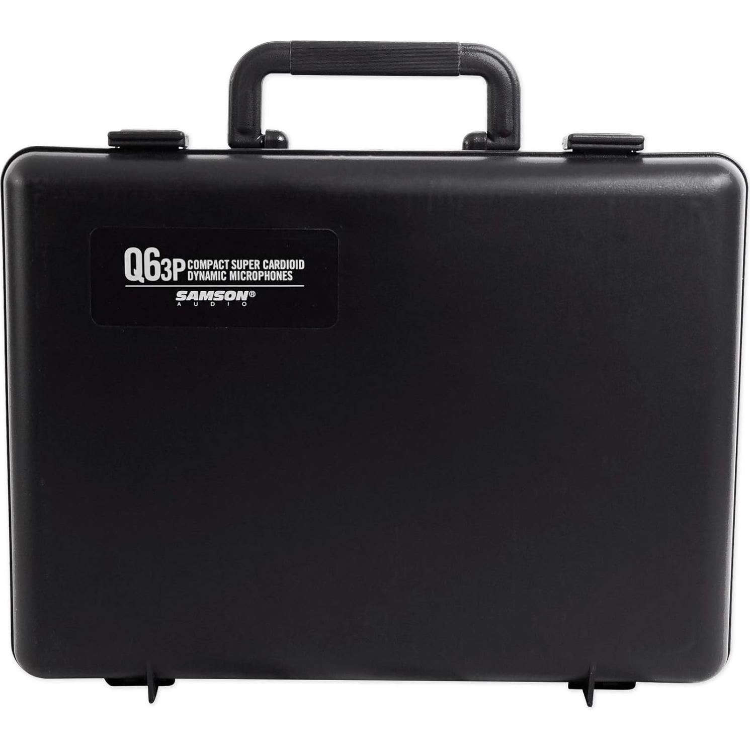 Paquete de 3 Micrófonos Dinámicos Samson Q6 Cardioides