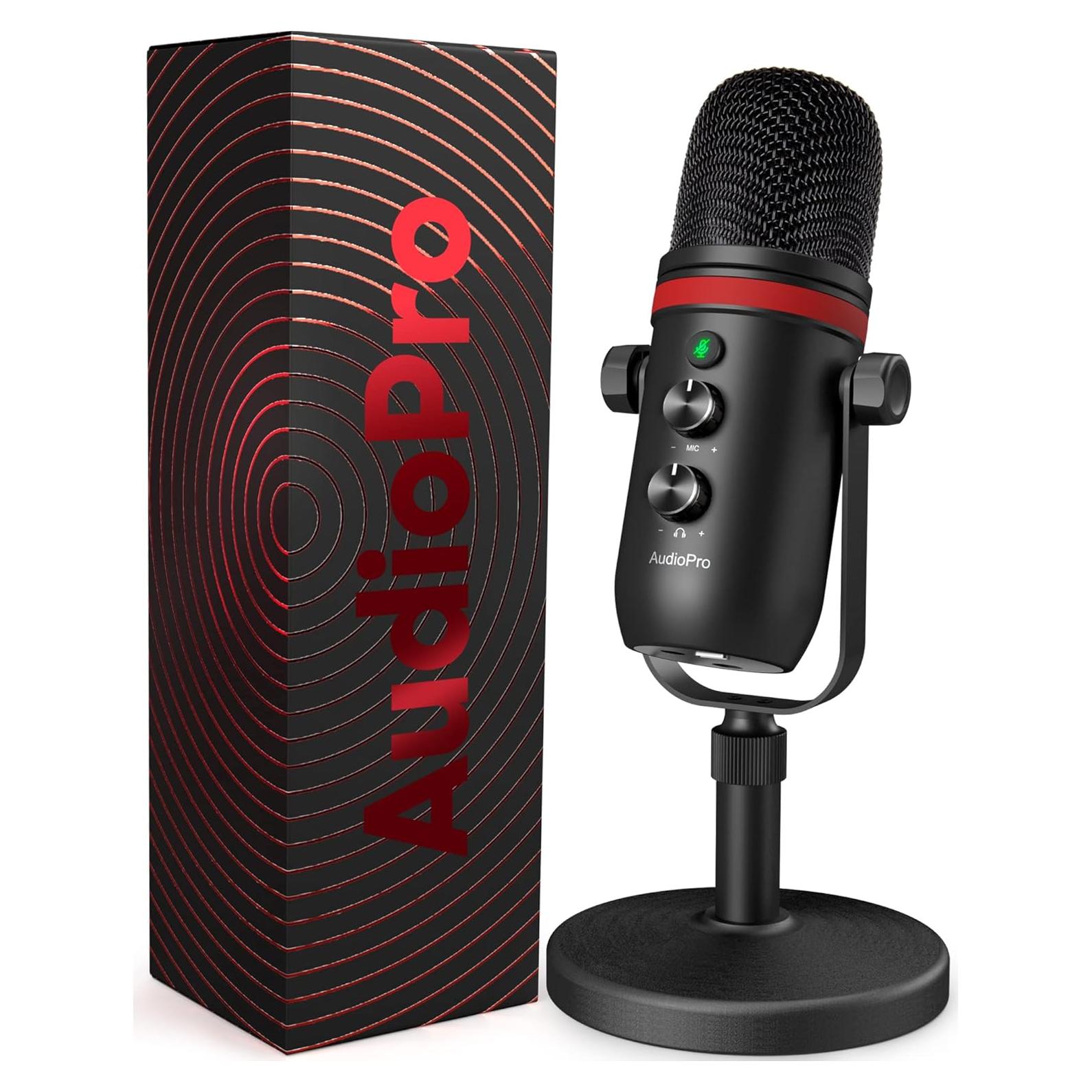 Micrófono USB AudioPro X5 para PC y PS4/5, 192kHz