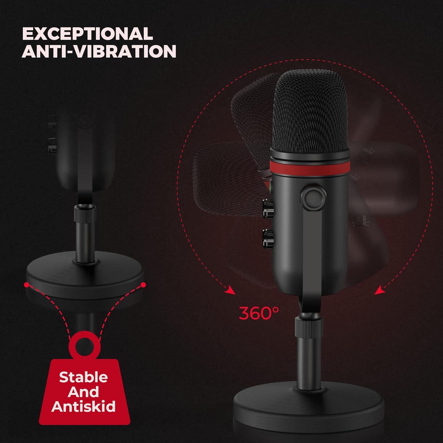 Micrófono USB AudioPro X5 para PC y PS4/5, 192kHz