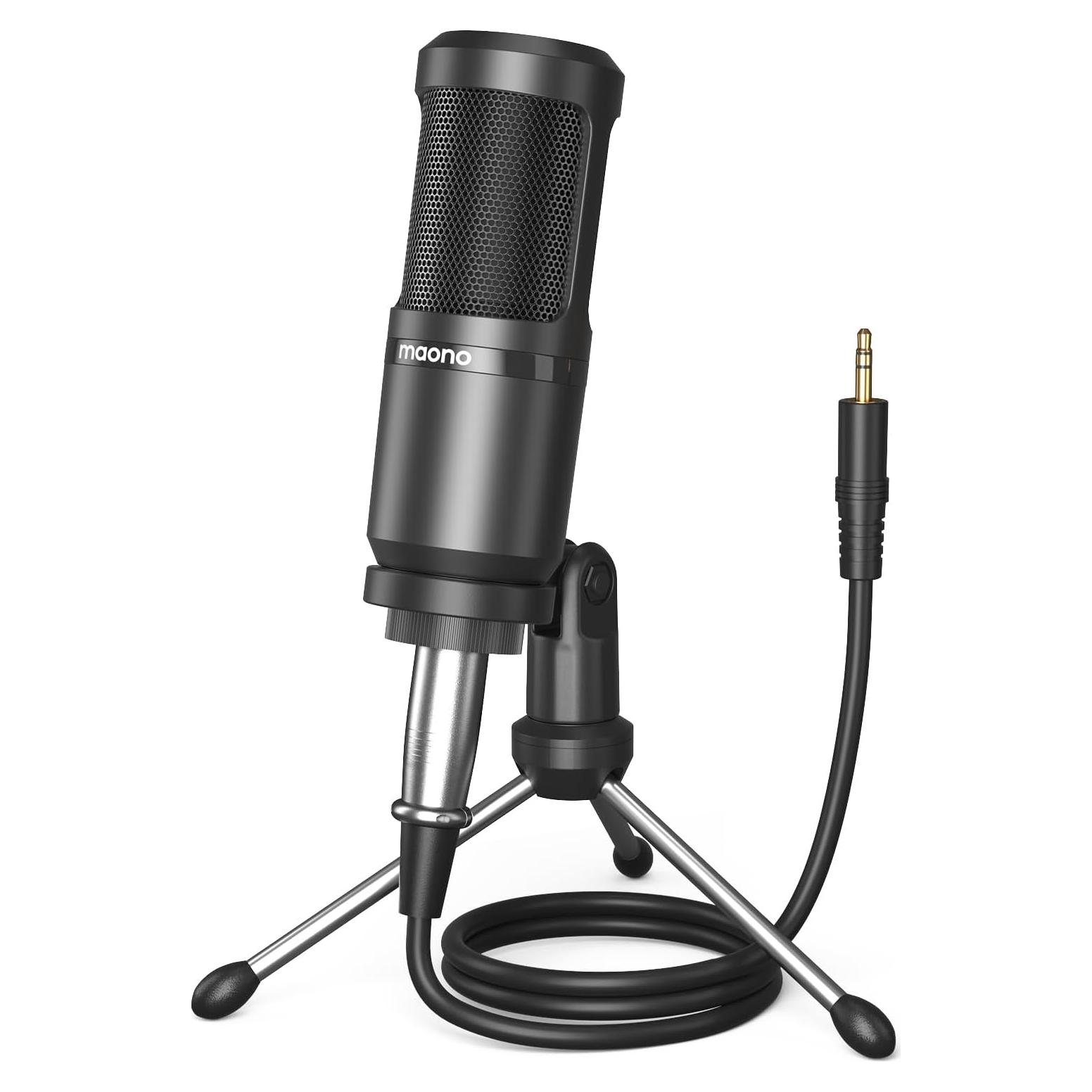 Micrófono de Condensador MAONO PM325T Cardioide para Estudio