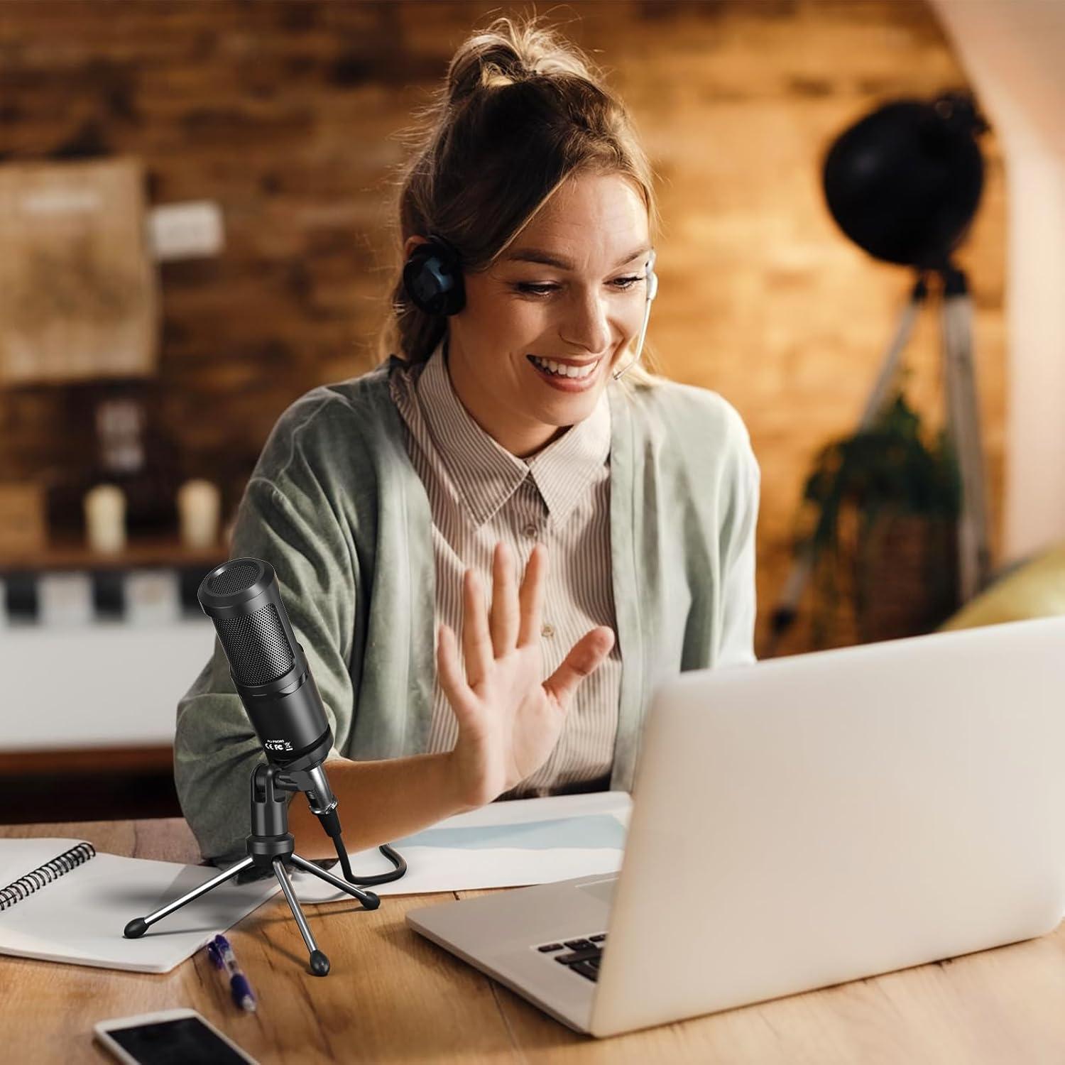 Micrófono de Condensador MAONO PM325T Cardioide para Estudio