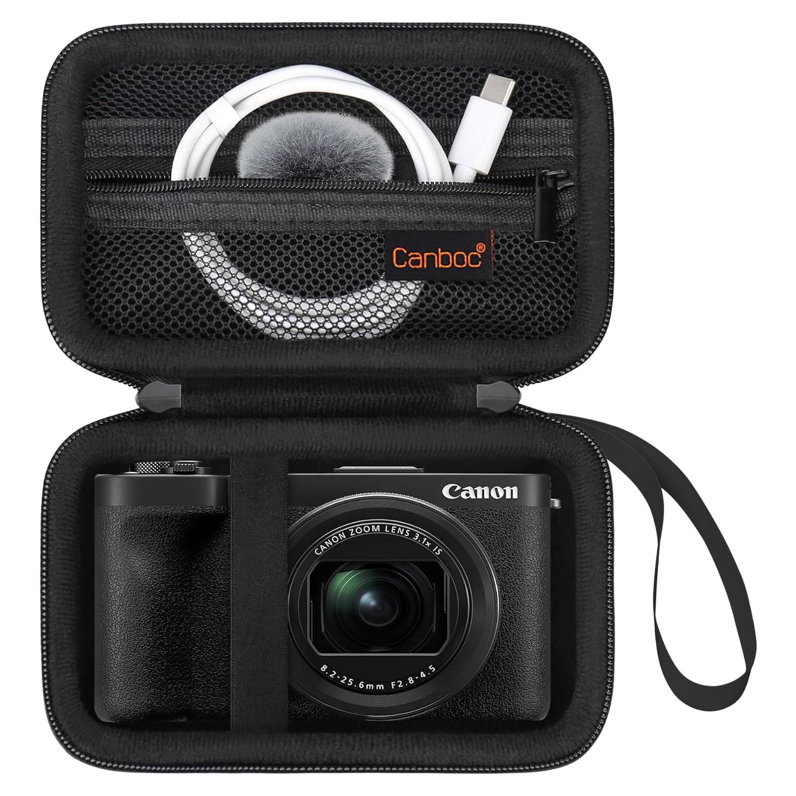 Funda Canboc para Cámara Digital Canon PowerShot V1 - Negro