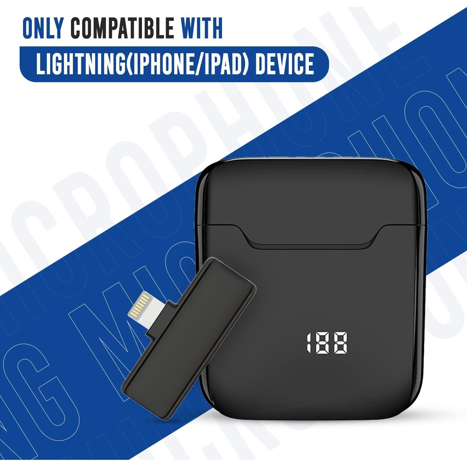 Micrófono Lavalier Inalámbrico Koune con Estuche de Carga