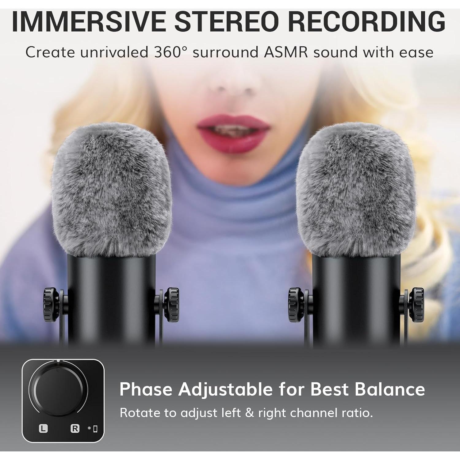 Micrófono TONOR ASMR ONE con Interfaz de Audio y Mezclador