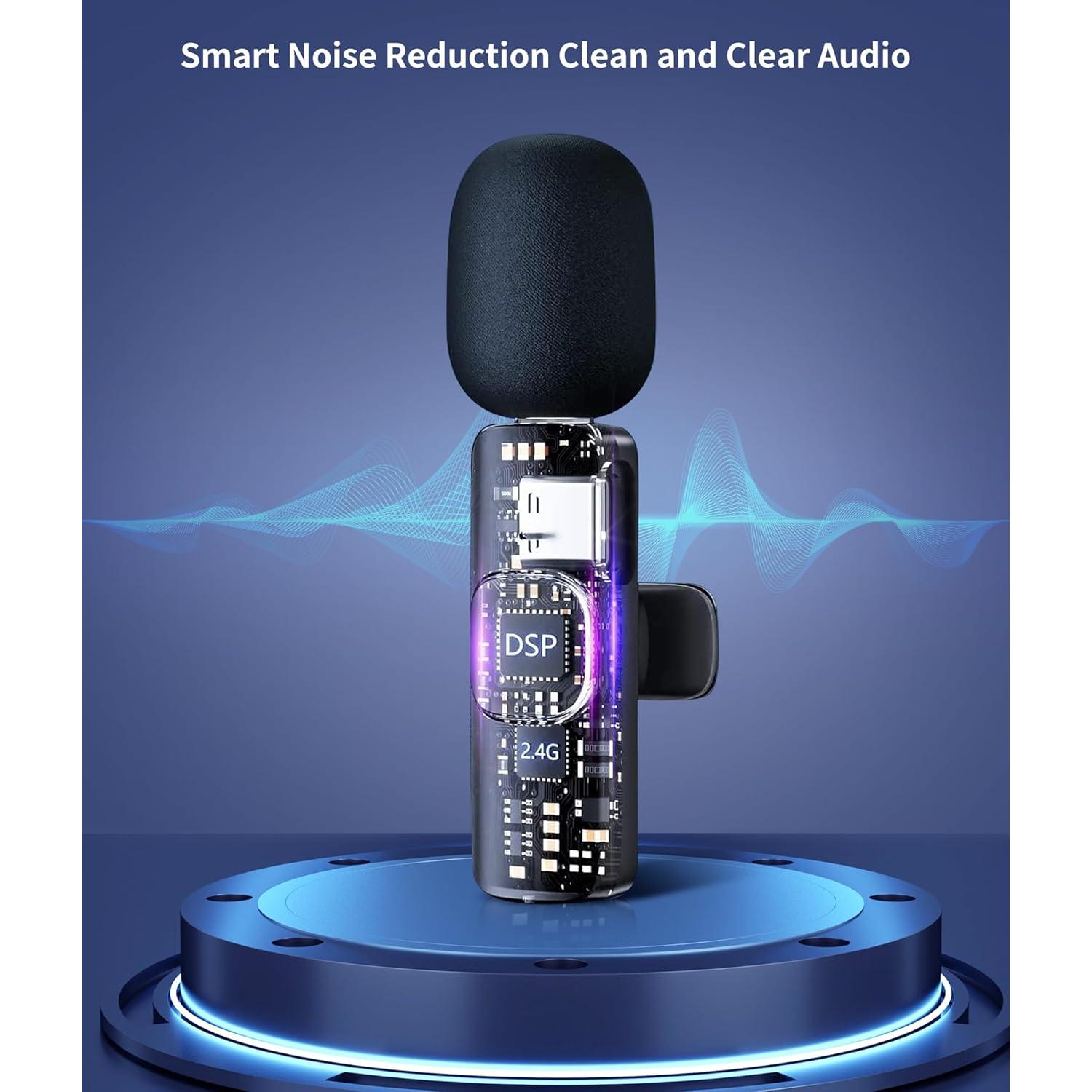 Micrófono Lavalier Inalámbrico JOUNIVO JV-701 para iPhone