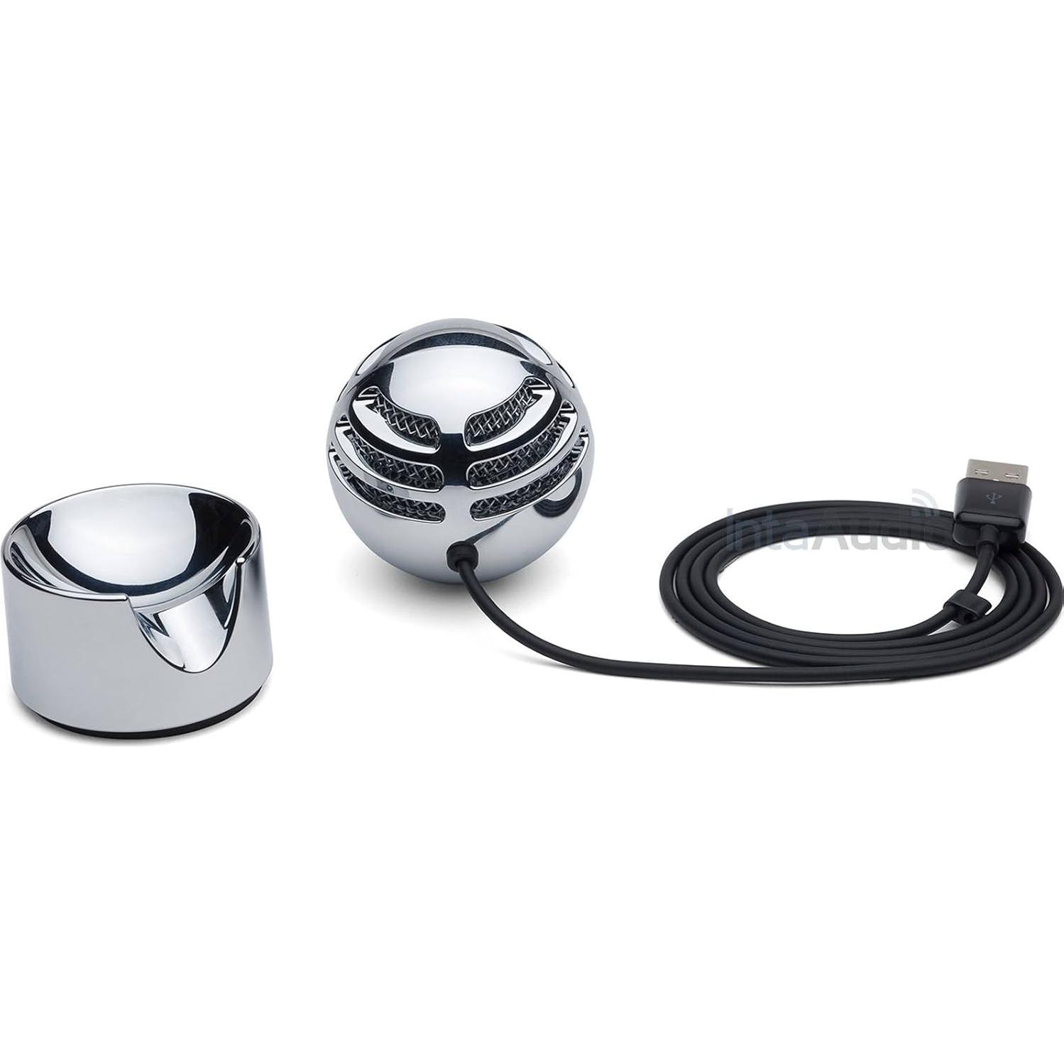 Micrófono de Condensador USB Samson Meteorito Cromo 20Hz-20kHz