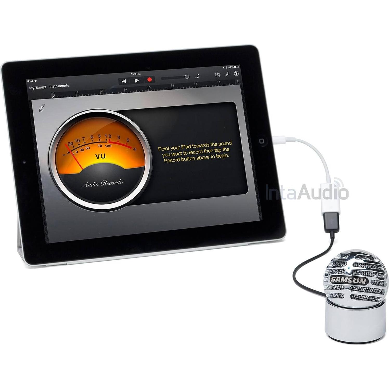 Micrófono de Condensador USB Samson Meteorito Cromo 20Hz-20kHz