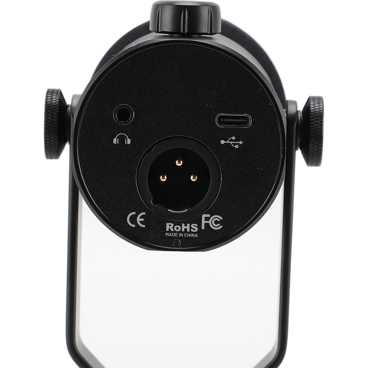 Micrófono Dinámico USB XLR PM1 con RGB para Streaming y Podcast