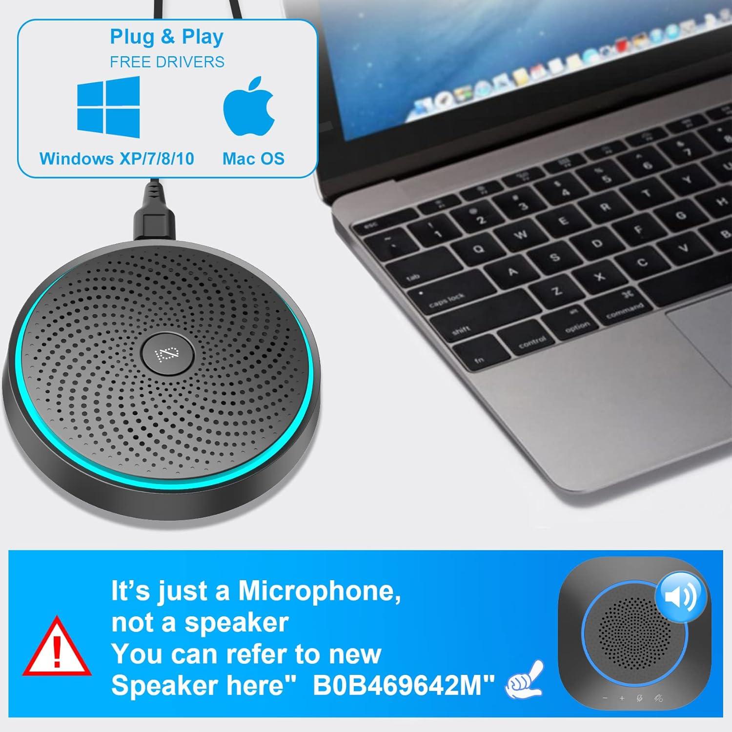 Micrófono USB Omnidireccional ANSTEN para PC 3m