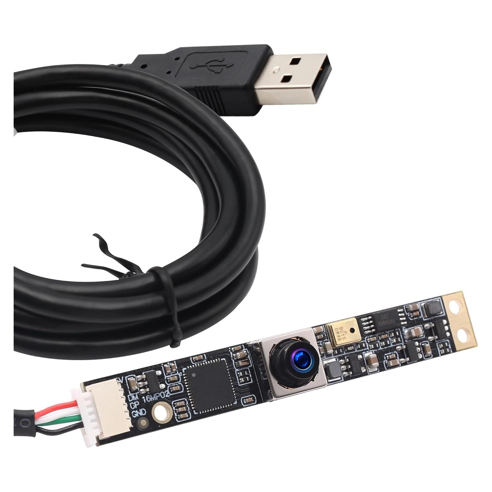 Cámara Web USB 16MP Hotpet con Autofoco y Micrófono Integrado