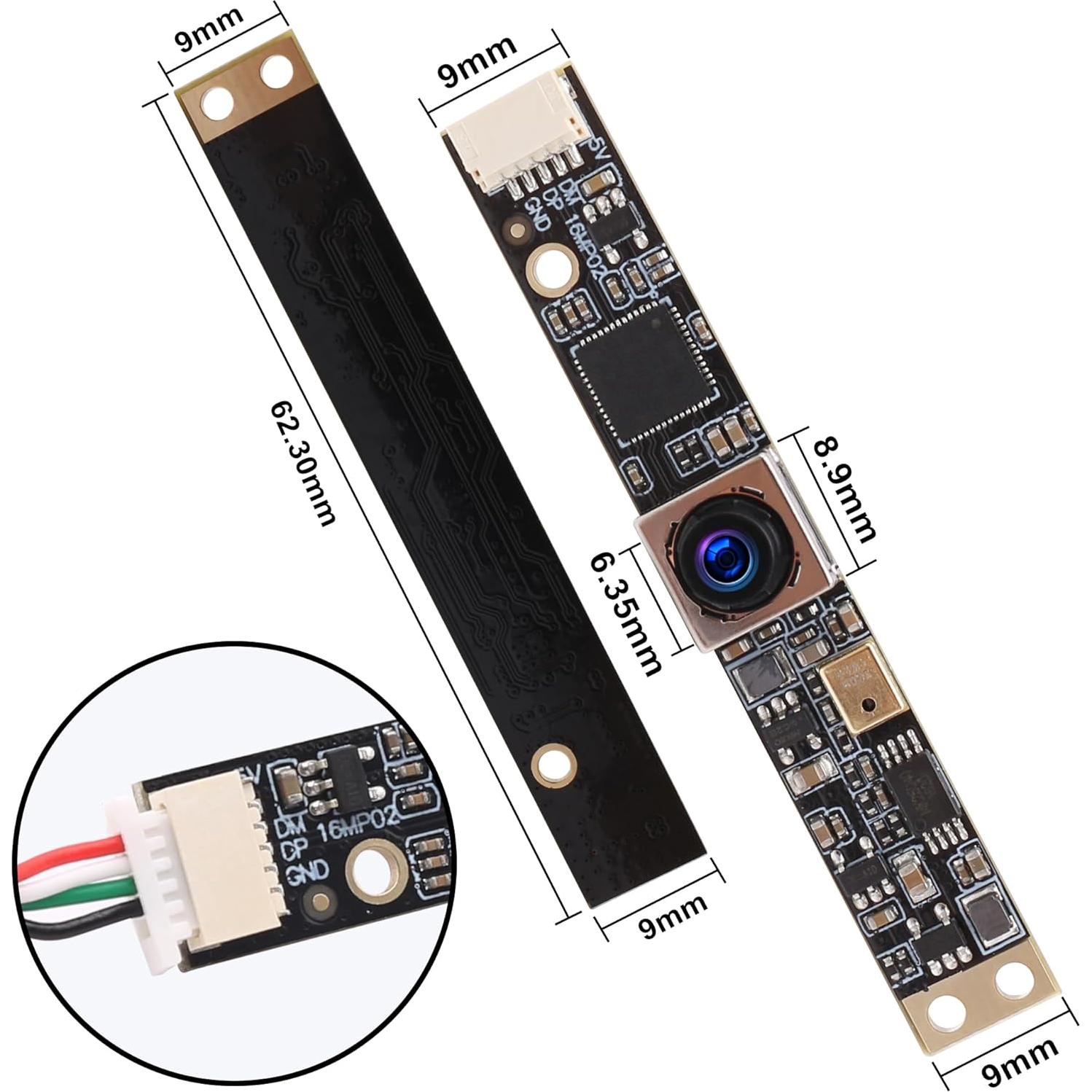 Cámara Web USB 16MP Hotpet con Autofoco y Micrófono Integrado