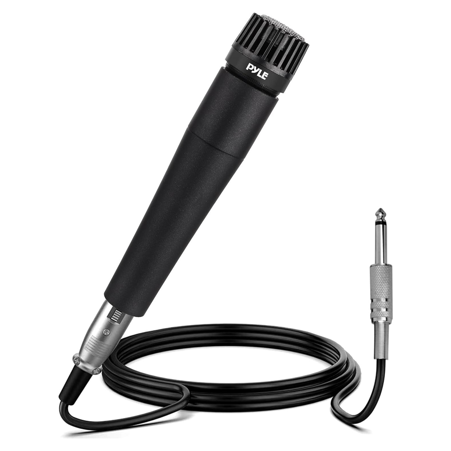 Micrófono Dinámico PylePro PDMIC78 con Filtro Antipop 15 pies