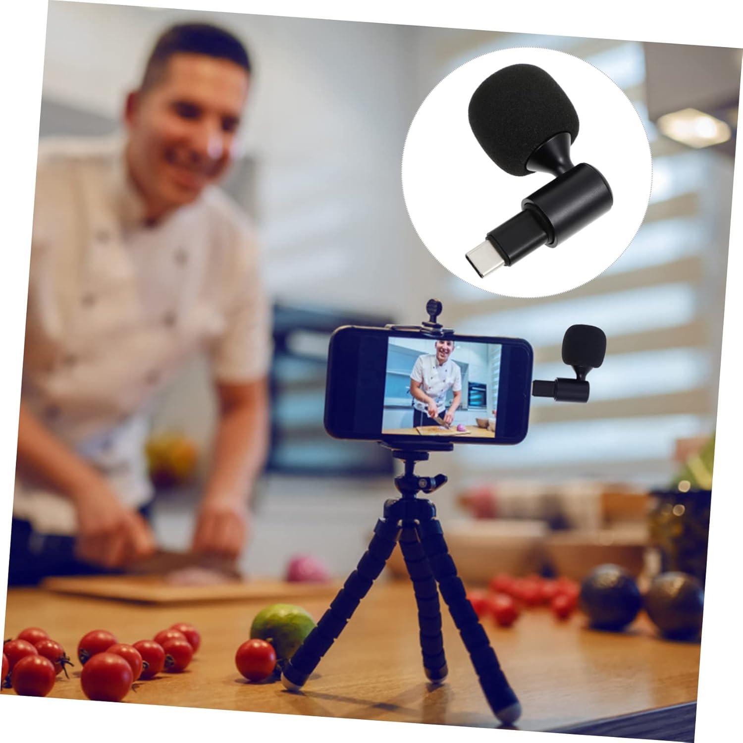 Micrófono Tipo C Toddmomy Flexible para Transmisiones en Vivo