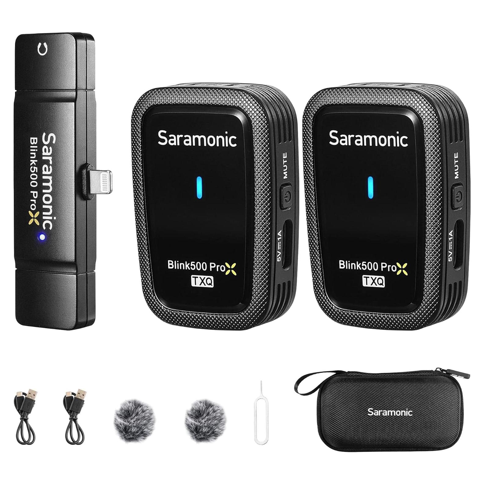 Micrófono Lavalier Inalámbrico Saramonic Blink500 ProX Q4