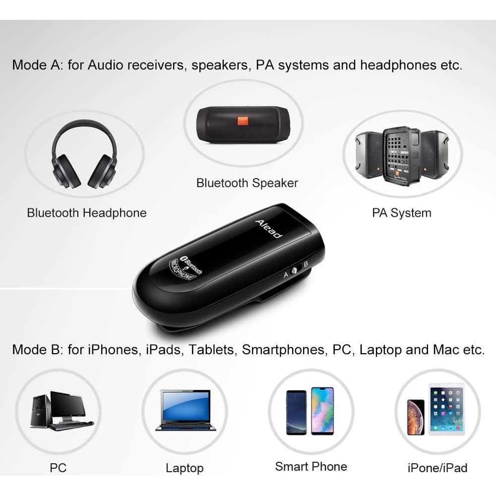 Micrófono Bluetooth Alead Nolan MIC2, Largo Alcance, 6h Batería