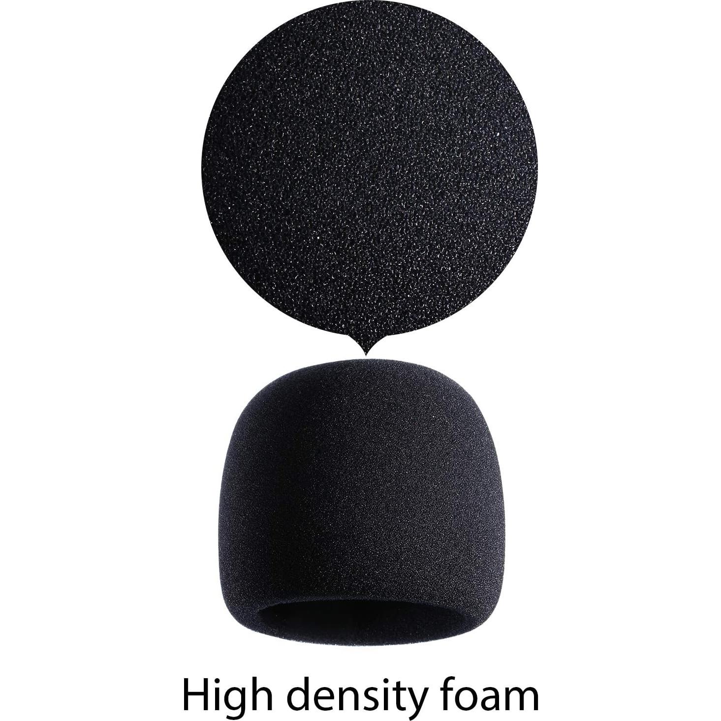 Funda de Micrófono Mudder Espuma Antipop Tamaño A Negro