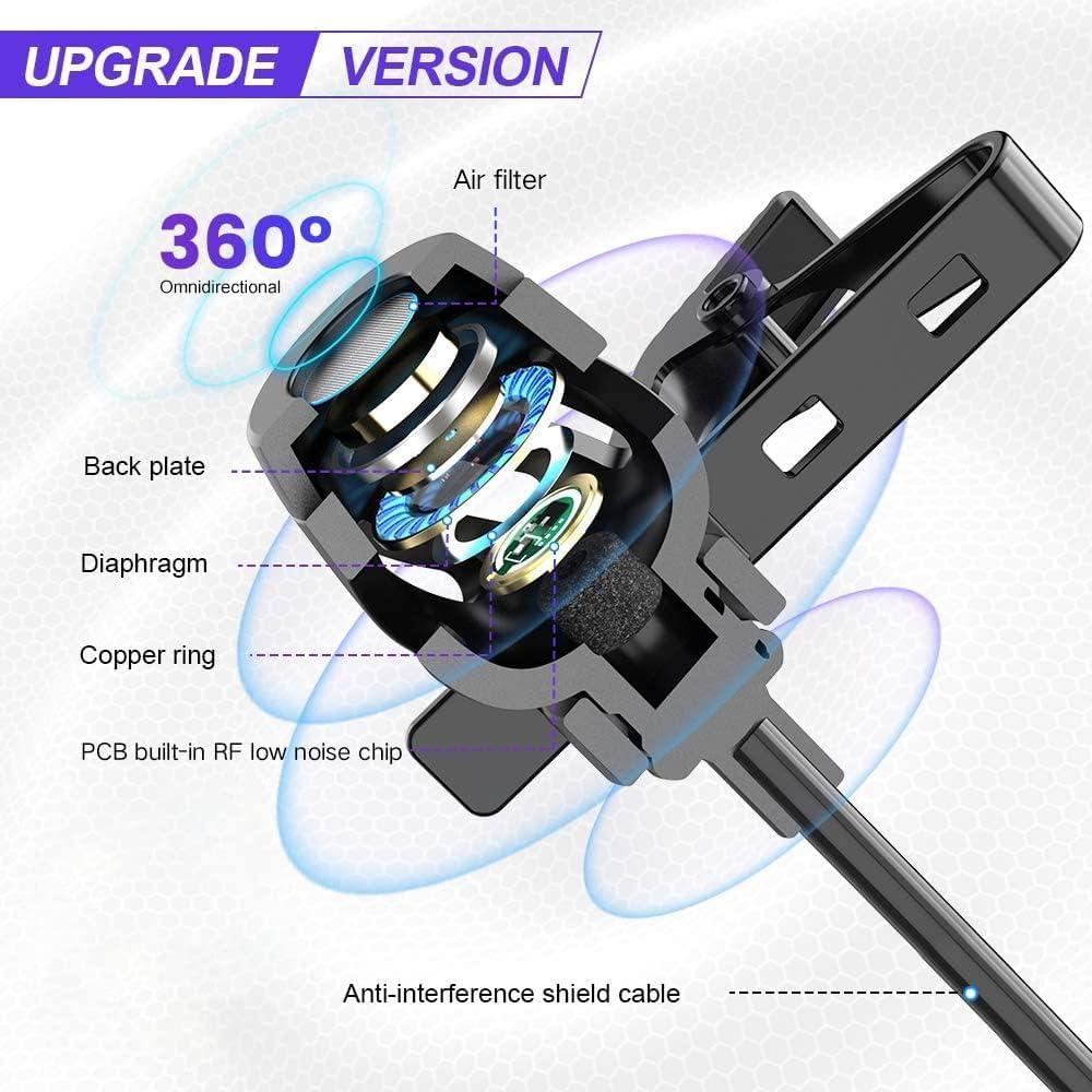 Micrófono Lavalier USB KMAG 2.5m Omnidireccional para PC