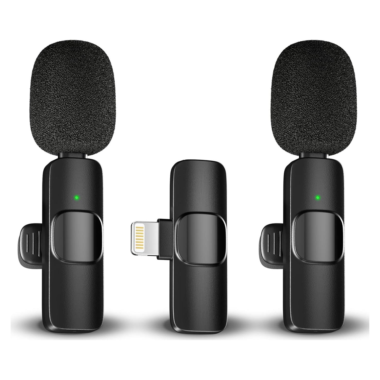 Micrófono Lavalier Inalámbrico Caymuller para iPhone/iPad