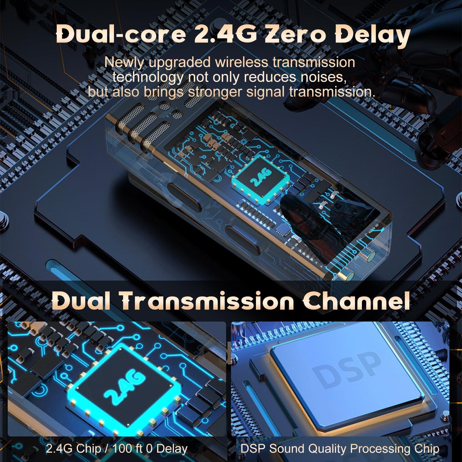 Micrófono Lavalier Inalámbrico AURTEC para iPhone/iPad - 54H Batería