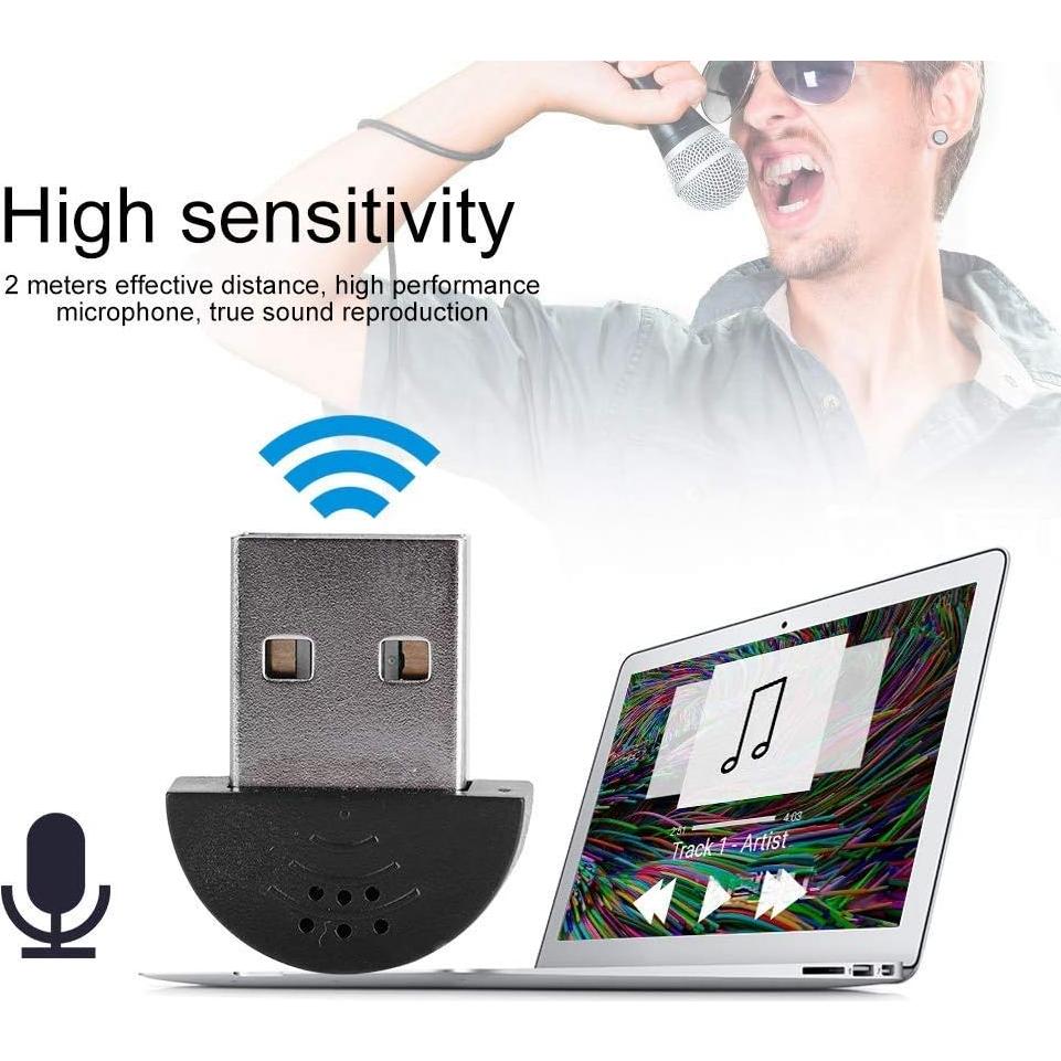 Micrófono USB Mini Hakeeta para PC y Laptop - Omnidireccional