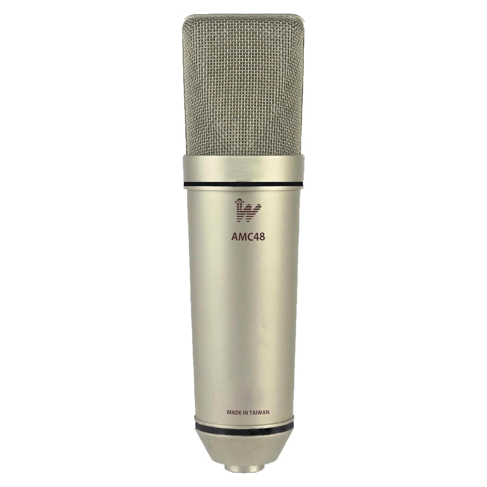 Micrófono de condensador Tone Weal AMC48 XLR cardioide 331g