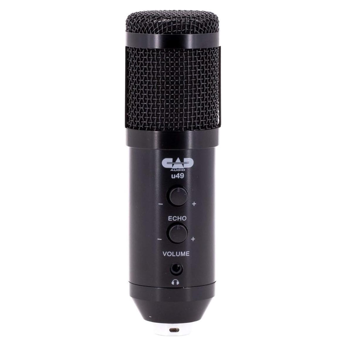 Micrófono de Estudio CAD Audio U49 USB con Monitor y Eco
