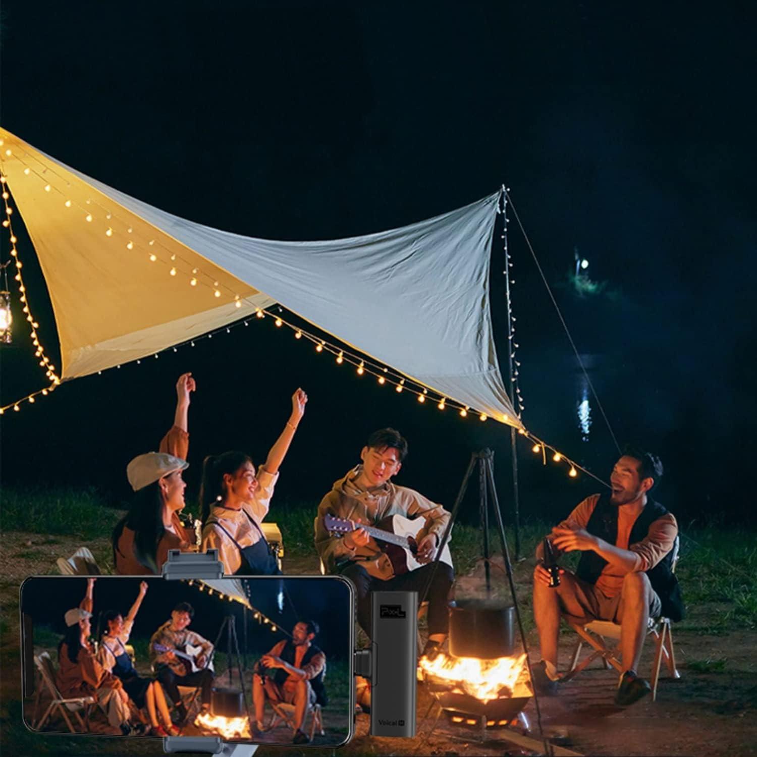 Micrófono Lavalier Inalámbrico Pixel Voical M Type-C 42h Batería